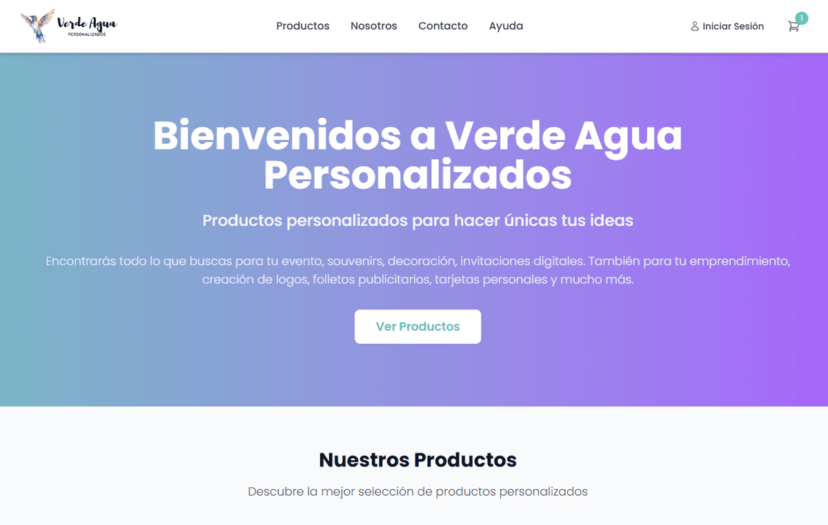 Tienda Verde Agua